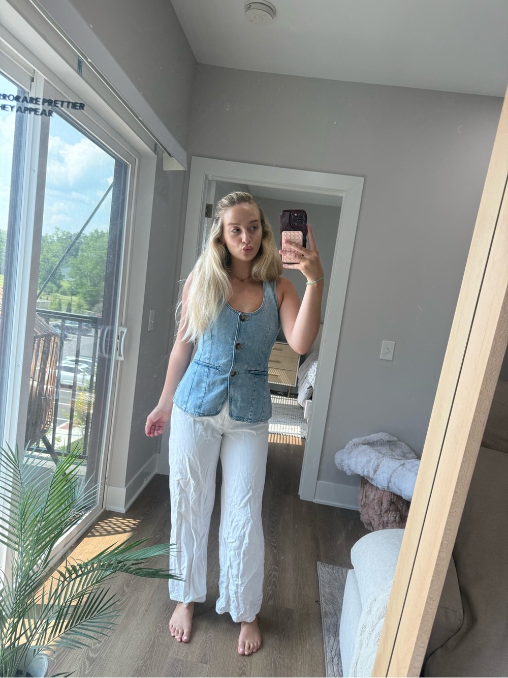 MADEWELL denim vest top 4 NWT - Picture 9 of 14